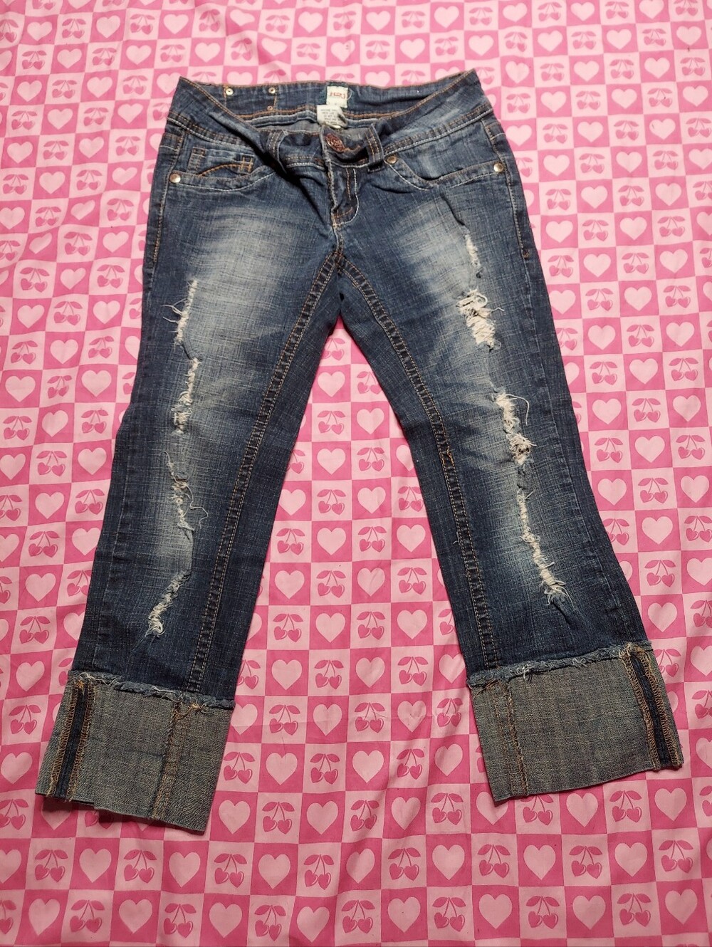 Blue Jean Capris